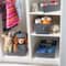 Simplify Small Gray Woven Storage Shelf Bin